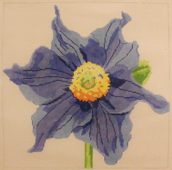 Jean Smith 139C-25 Blue Poppy Simple Flowers Online Sale