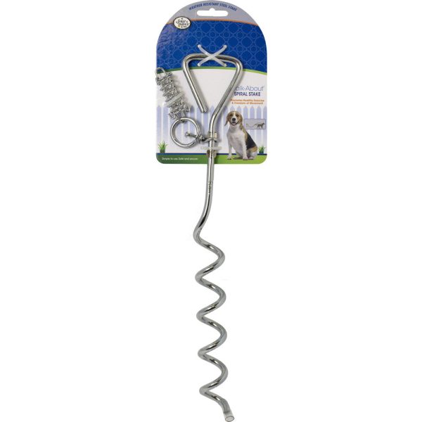 Four Paws Walk-About Tie-Out Spiral Online