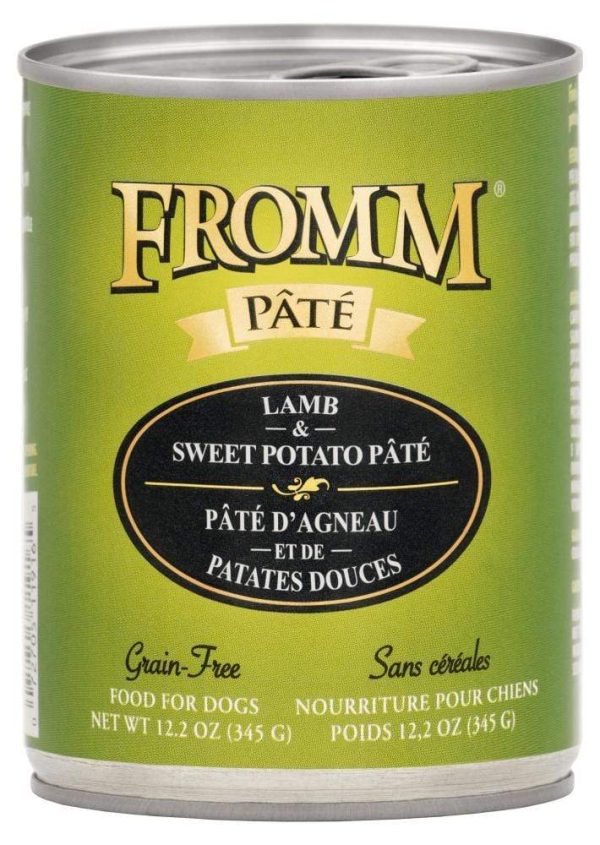 Fromm Grain-Free Lamb & Sweet Potato Pate Canned Dog Food Online Sale
