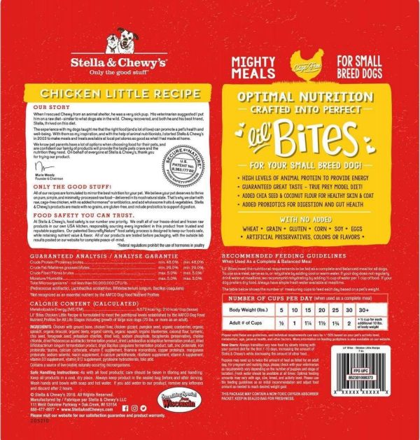 Stella & Chewy s Lil  Bites Chicken Little Recipe Freeze Dried Raw Small Breed Dog Food Online Sale - Image 2
