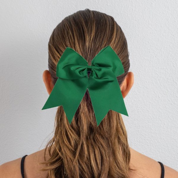 Forest Green Hair Bow For Cheap - Image 2